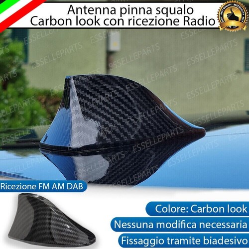 Antenna pinna squalo carbon - pinna,